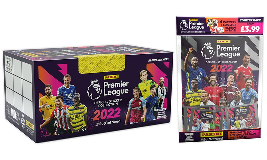 Image 9: 100 or 200 Packs of Panini 2022 Premier League Stickers