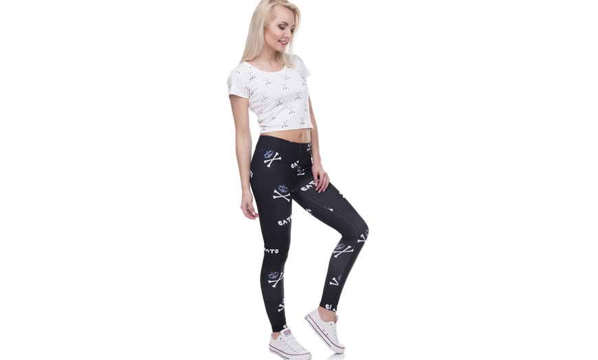 Image 26: Kukubird Novelty Leggings