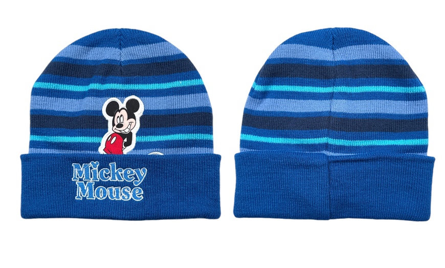 Image 6: Bonnet garçon Mickey ou Sonic