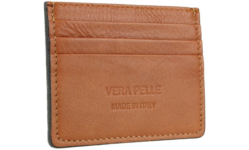 Image 23: Men's Genuine Leather Card Holder