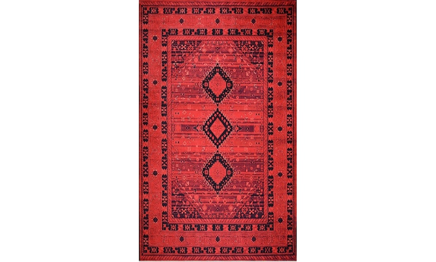 Image 2: Vintage Worn-Effect Rug