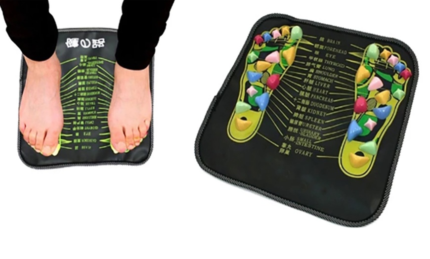 Image 1: One or Two Reflexology Foot Exerciser Mats