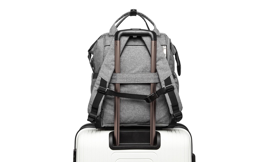 Image 17: Functional Backpack with Optional USB Charging Port