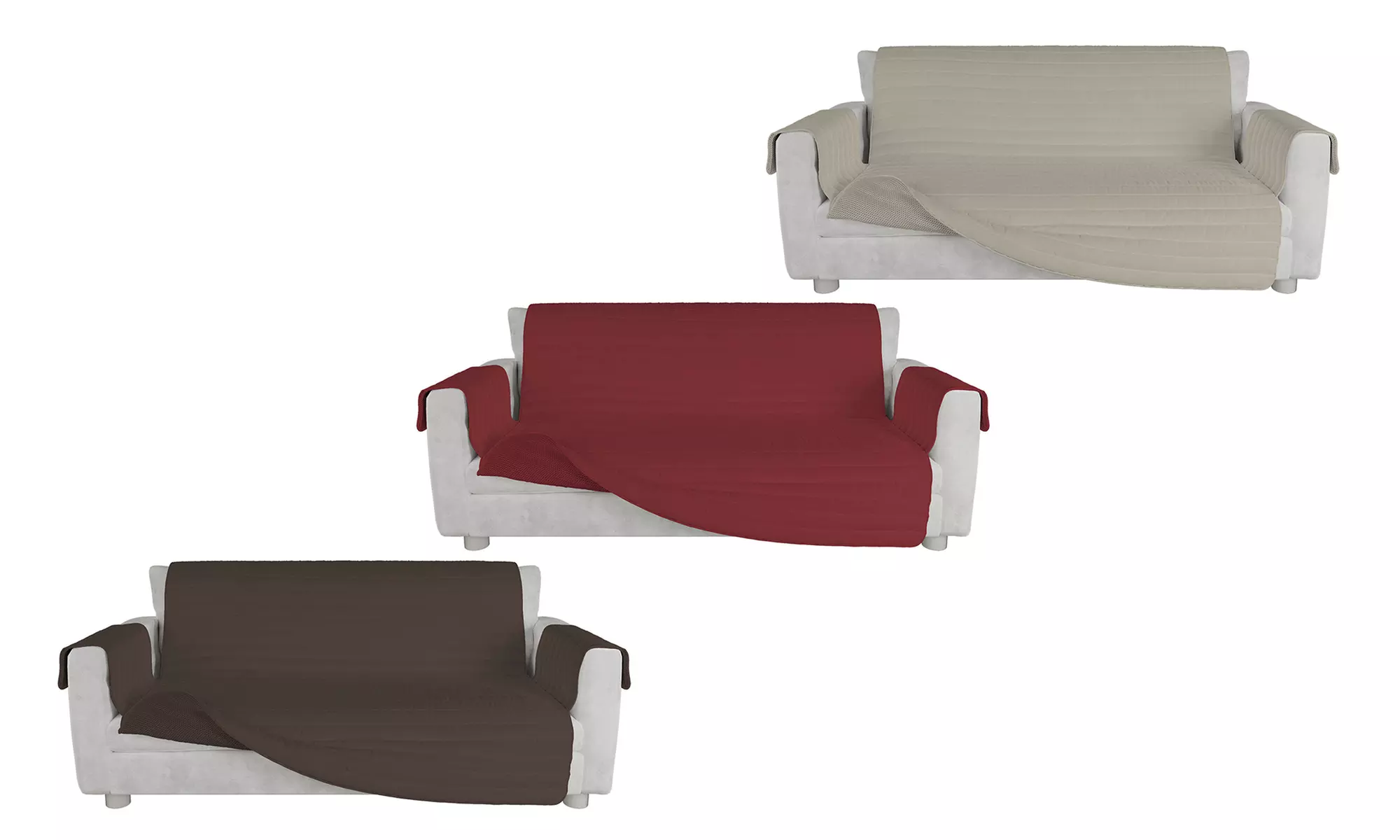 Copridivano antiscivolo 'Cozy', protezione, comfort e stile - Primary Image