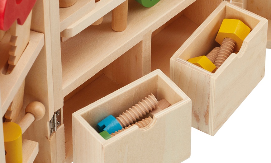 Image 7: Wooden Carpenters Play Set