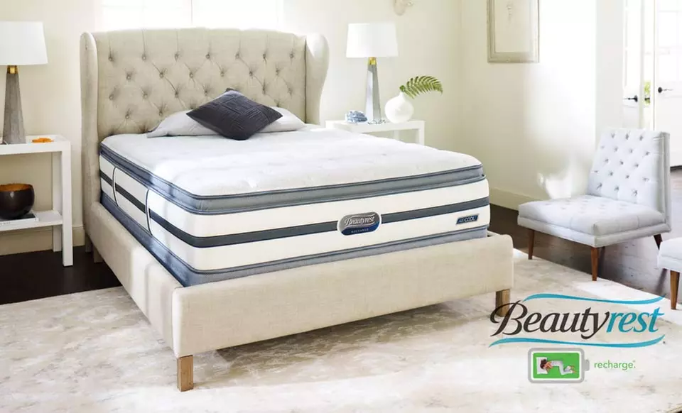 Simmons Beautyrest Recharge Mattress Sets (Up to 60% Off). 5 Sizes Available. Free White-Glove Delivery. - Primary Image