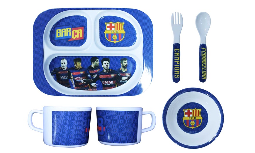 Image 9: Five-Piece Mealtime Melamine Sets