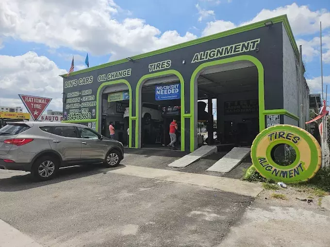 Four-Tire Wheel Alignment with Optional Tire Balancing