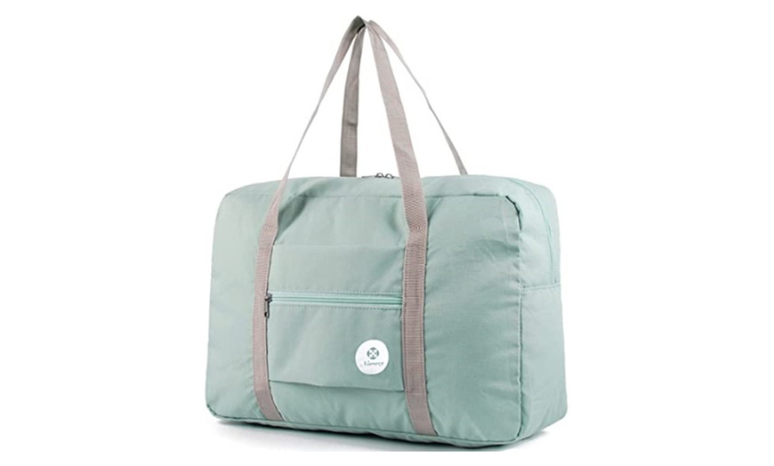 Image 4: One or Two Foldable Travel Holdall Carry-On Duffle Bags