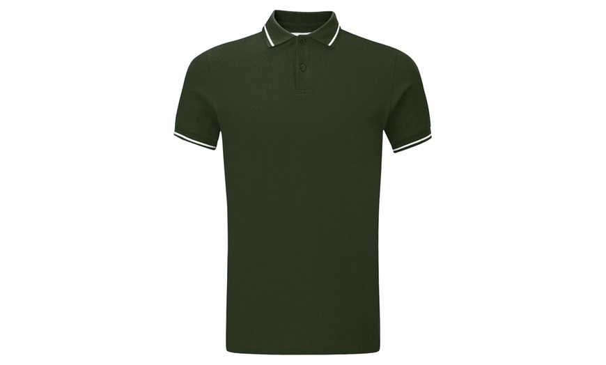 Image 8: Men's Collared Polo T-Shirt
