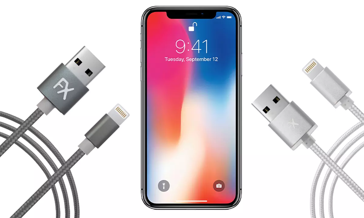 1 ou 2 câbles USB tressés pour iPhone - Primary Image