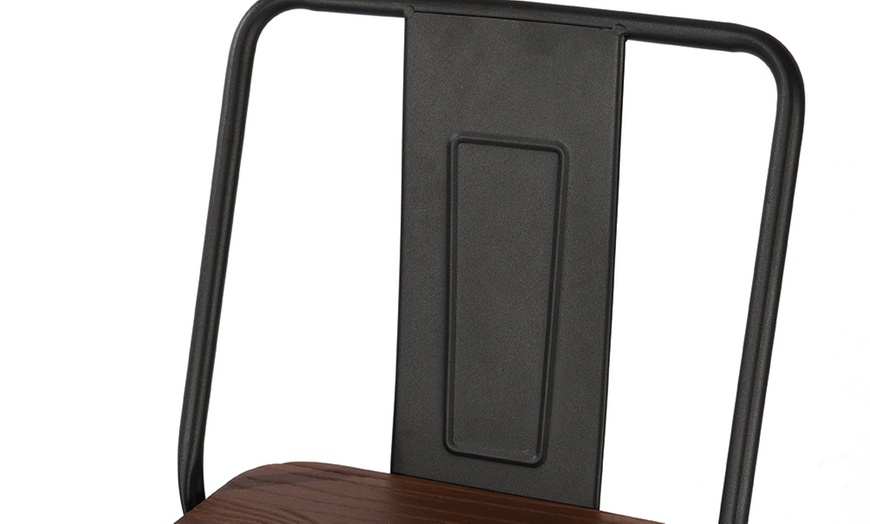 Image 4: Living And Home Limited Two- or Four-Piece Bar Stools Set