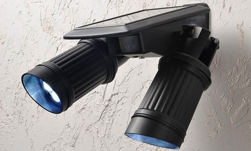 Image 3: Solar-Powered Security LED Lights