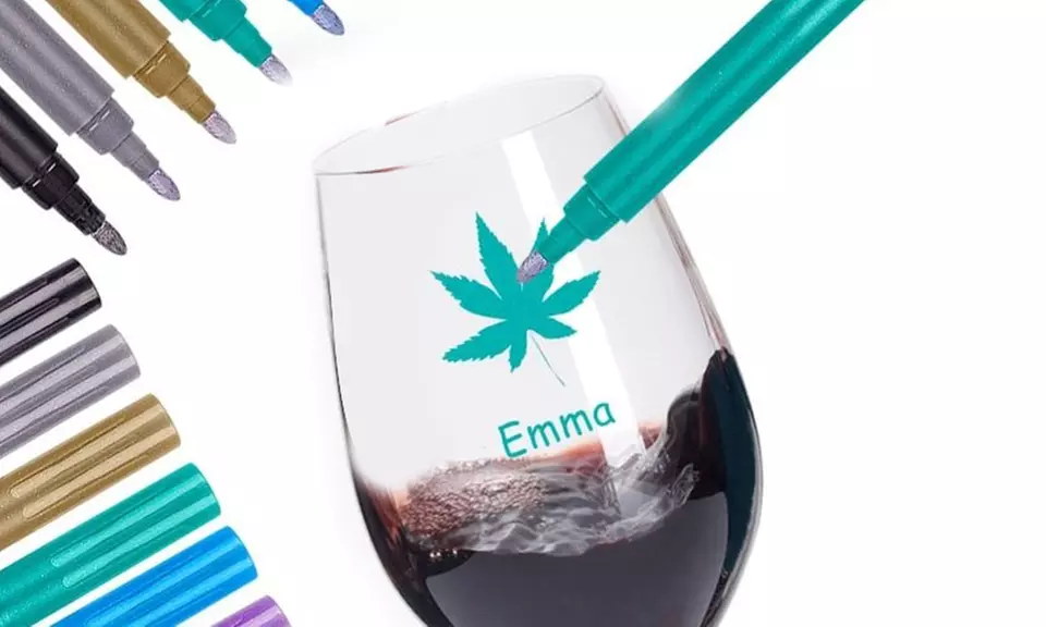 1 ou 2 packs de 8 marqueurs pour verre - Primary Image