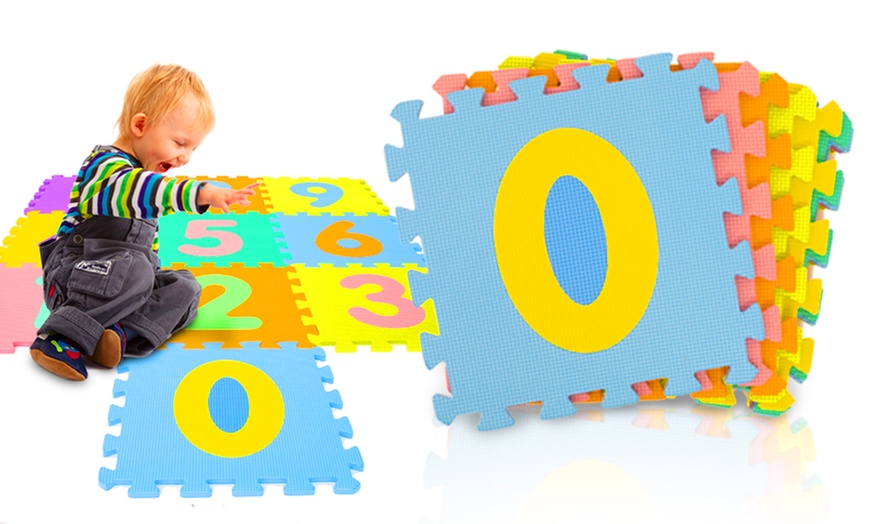 Image 1: Children's Letter Puzzle Mat