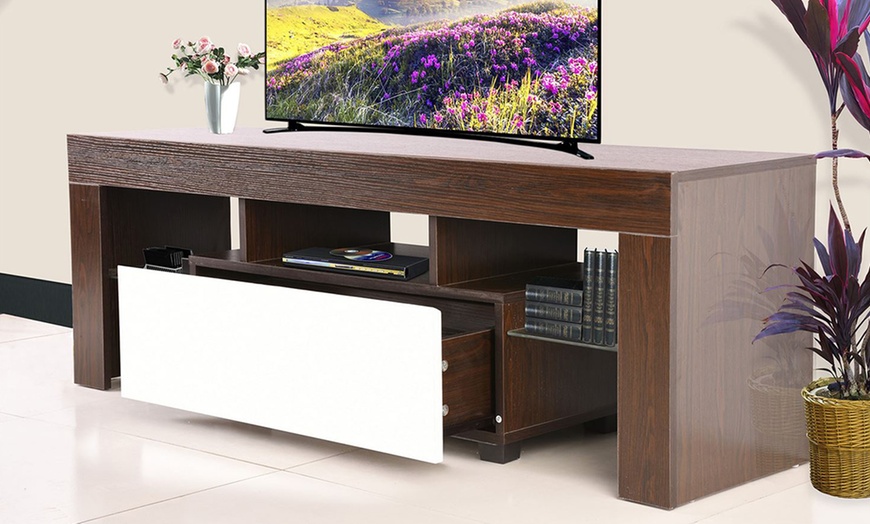 Image 18: TV Stand with LED Lights