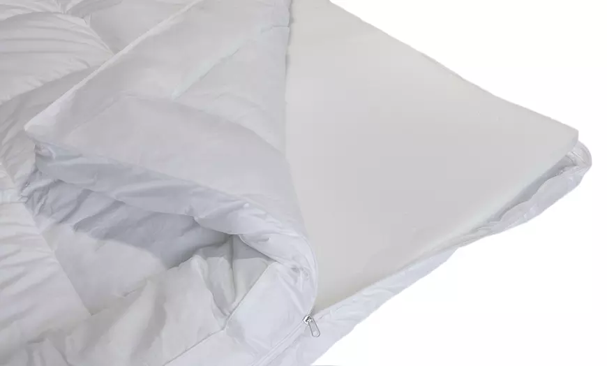 Image 6: Dual-Technology matrastopper met traagschuim en microvezel – Sampur