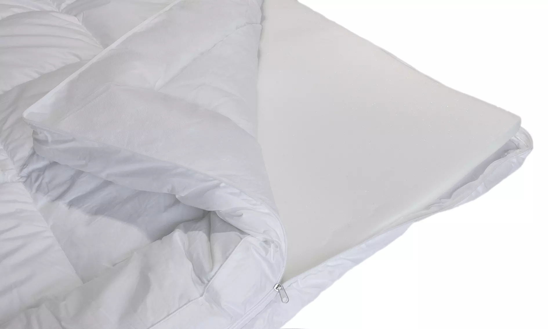 Dual-Technology matrastopper met traagschuim en microvezel – Sampur