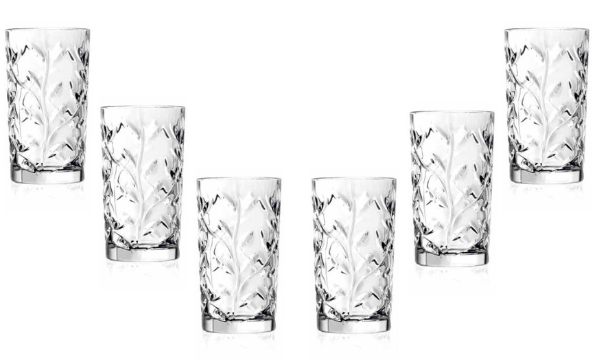 Image 1: RCR Crystal Laurus Tumbler Glass