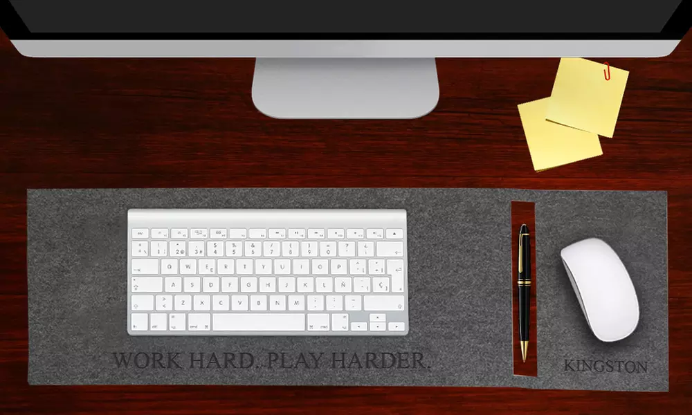 Personalized Felt Mousepad, Stash Tray, or Keyboard Pad from Monogram Online (Up to 75% Off) - Second Medium