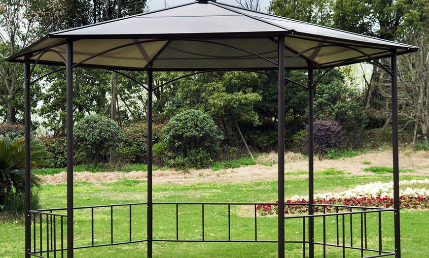 Image 4: Outsunny Metal Gazebo