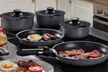 Two-, Three- or Five-Piece Cooks Professional Pan Sets with Removable Handle - Image 2