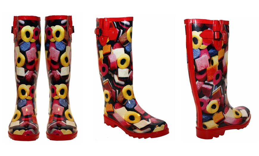 Image 5: Women's Patterned Wellies