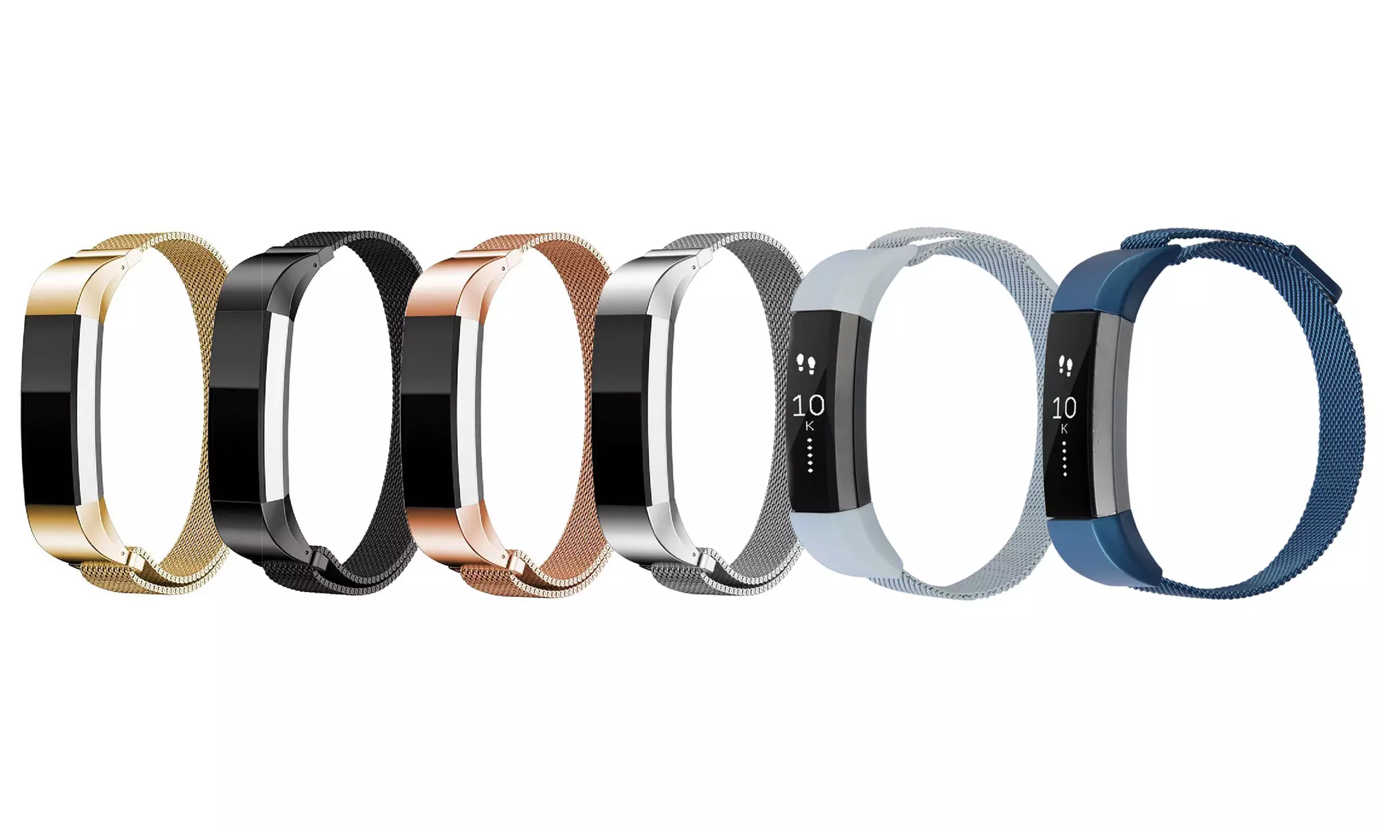 Milanese-Loop Mesh Replacement Band, Compatible with Fitbit Alta and Alta HR - Primary Image