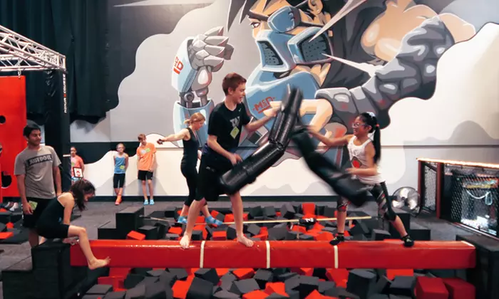 Jump and Play at Elevated Sportz Trampoline Center