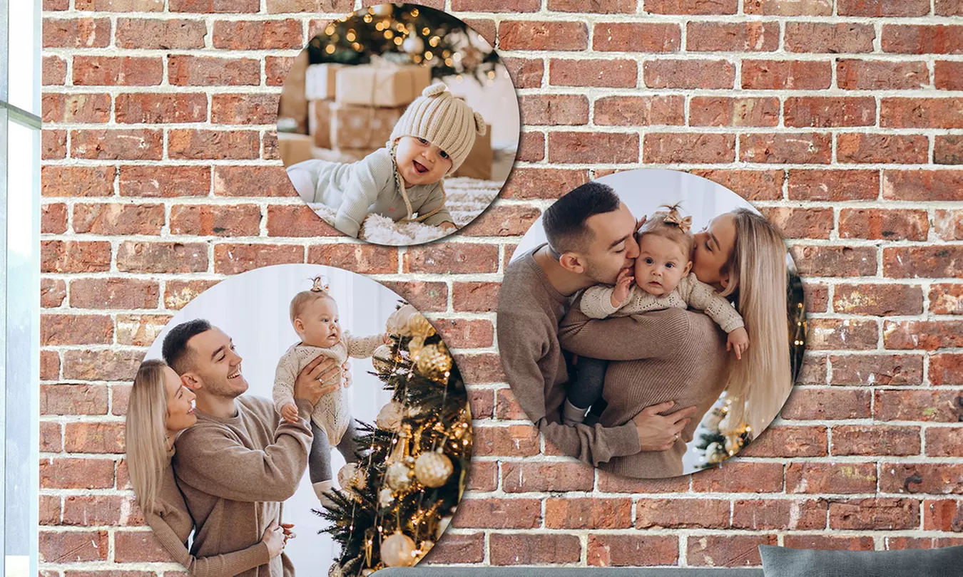 Jouw foto op een wandcirkel