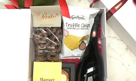 Box con prodotti gastronomici da Chiù Gustosità Italiane. Servizio d'asporto o a domicilio. Spedizione in tutta Italia