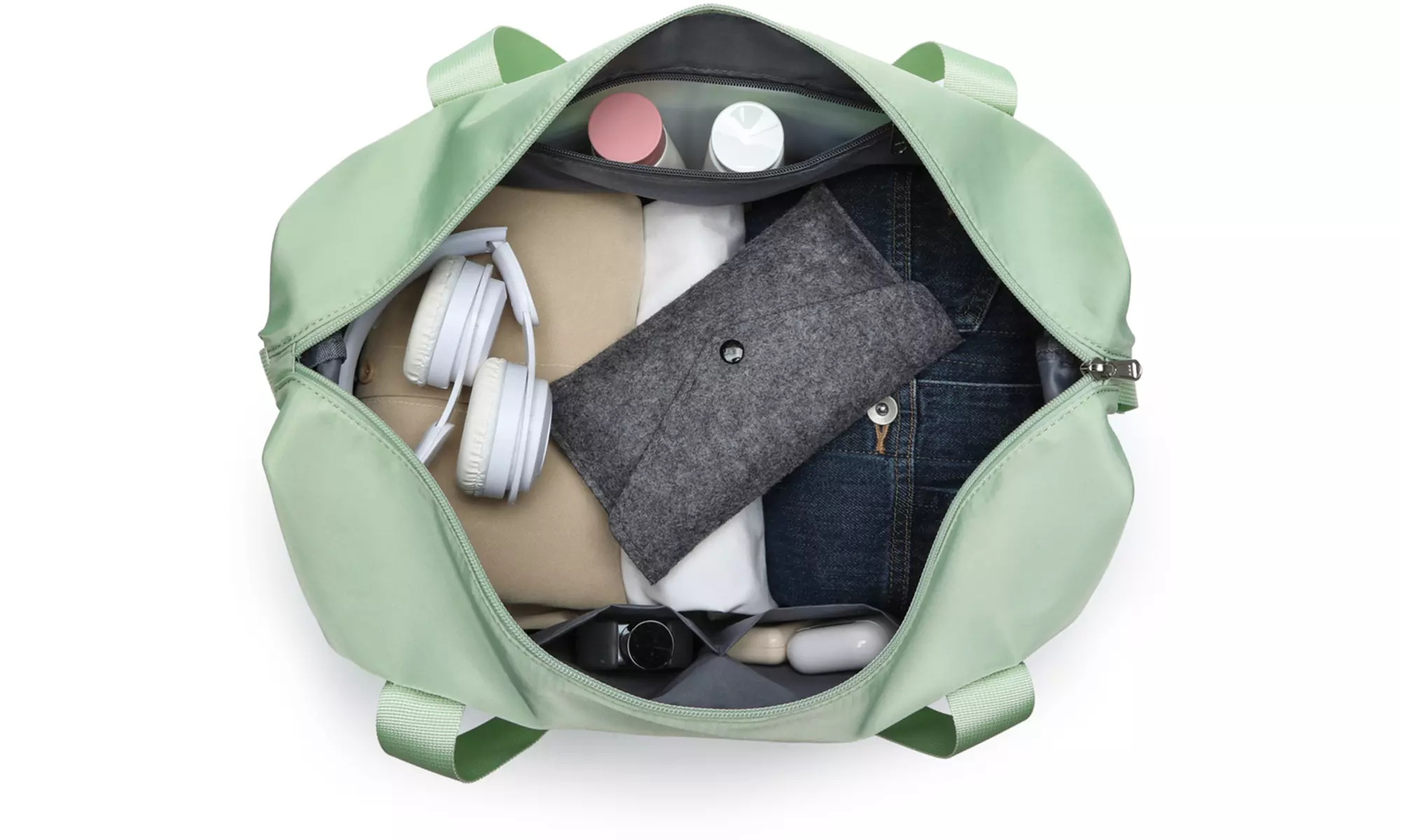 KONO Wasserfeste Reisetasche & Kulturbeutel