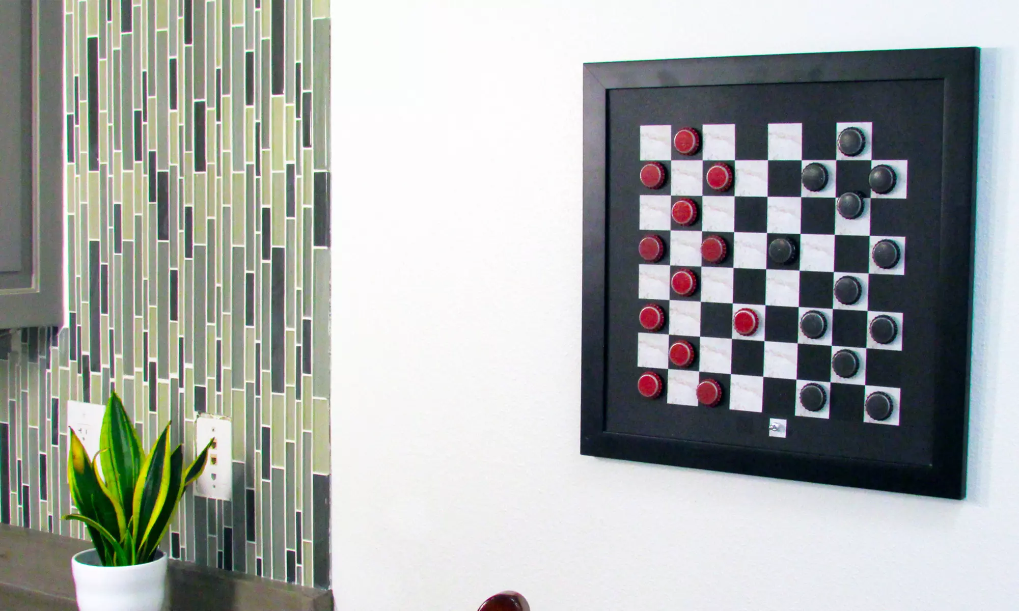 Magnetic Wall Checkers Set - Primary Image