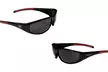 Siskiyou NFL Team Logo UV 400 Protection Wrap Sunglasses for Men and Women - Second Medium