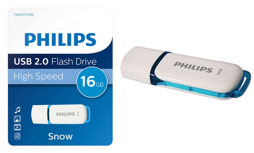 Image 1: Philips 16GB USB 2.0 Flash Drive