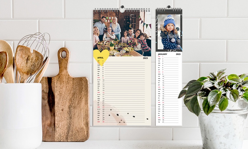 Image 1: Personalised Photo Kitchen calendar from Photo Gifts