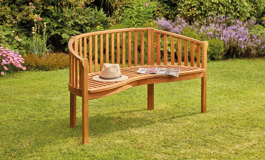 Image 8: Acacia Garden Bench Selection