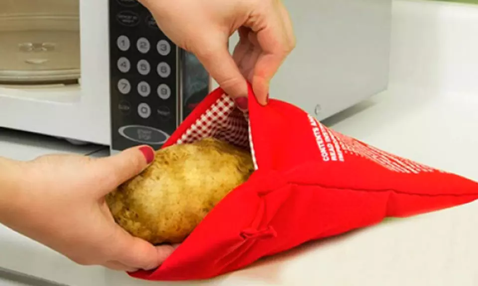 1,2,3 ou 4 sacs de cuisson pour pommes de terre allant au micro-ondes - Primary Image