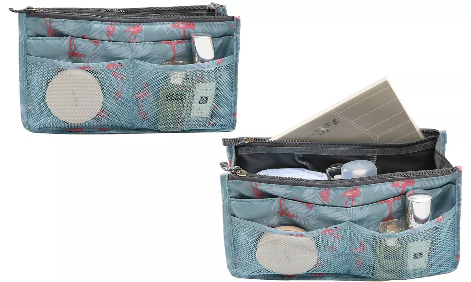 Handtaschen-Organizer mit Flamingo-Aufdruck