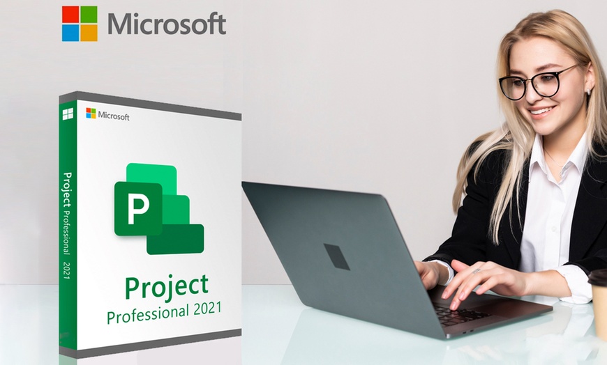 Image 1: Microsoft Project 2021 avec cours en anglais pour Mac ou Windows