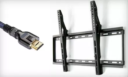 $19 for a Tilt TV Wall Mount with a 6-Foot HDMI Cable ($148 List Price) - Primary Image