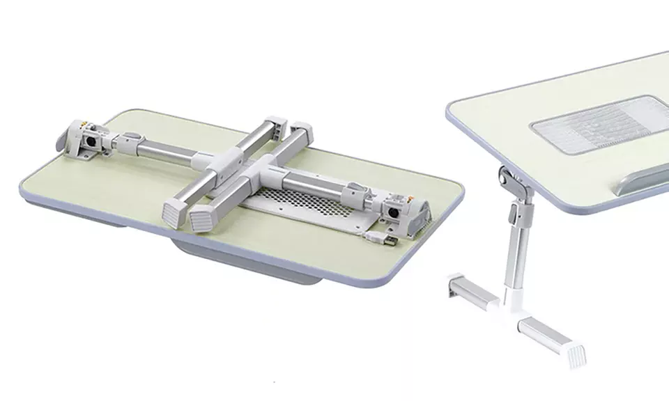 Adjustable 4-Way Laptop Table, Bed Table, and Snacking TV Tray - Second Medium