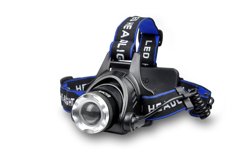 Image 3: 800 or 2400 Lumen Head Torch