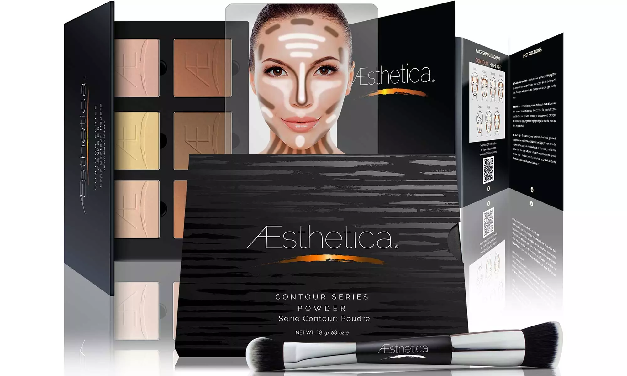 Aesthetica Powder Contour Kit Gift Sets - Primary Image