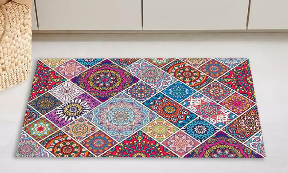 Tapis de cuisine coloré ; plusieurs dimensions disponibles - Primary Image