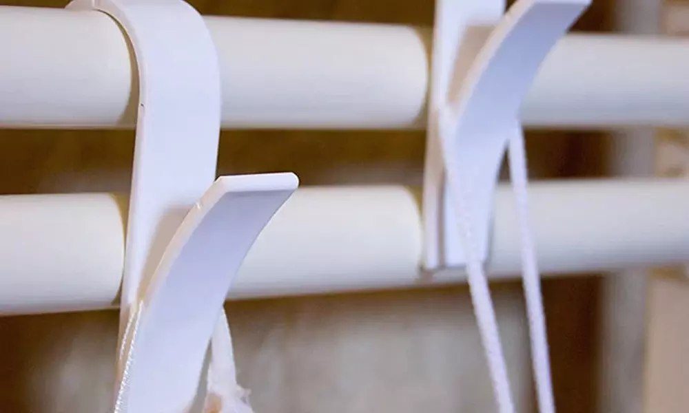 3, 6 ou 12 crochets porte-serviettes pour salle de bain - Second Medium