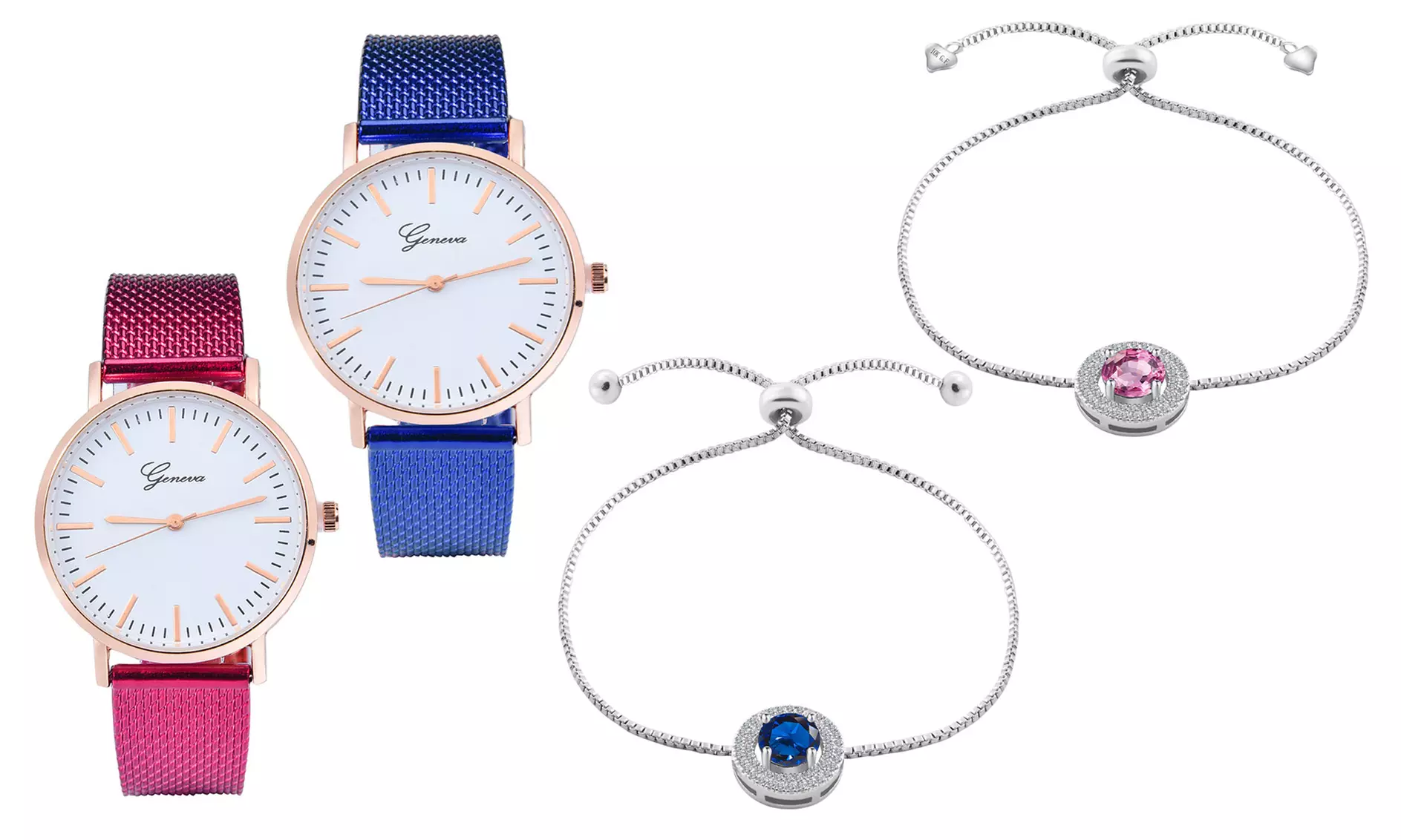 Montre à quartz et bracelet classique Geneva pour dames - Primary Image