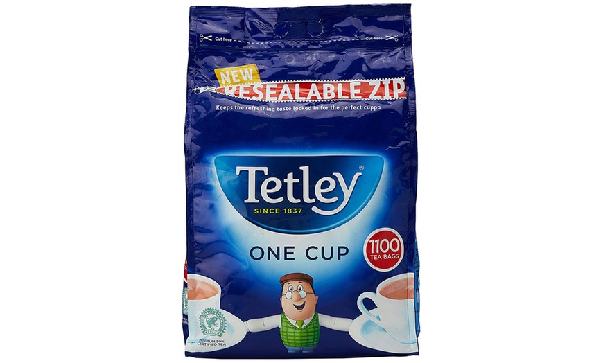 Image 1: 1,100 Tetley One Cup Teabags
