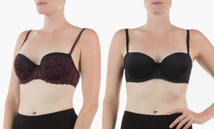 Buy 1 Get 1 Free: Sociology Mary Lace Microfiber Balcony Bra