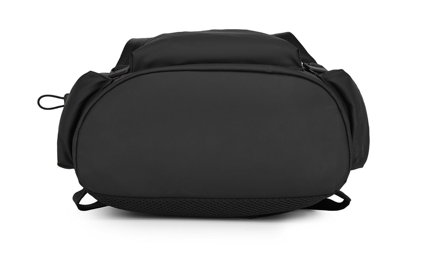 Image 4: Backpack with USB Charging and Dedicated Laptop Sleeve